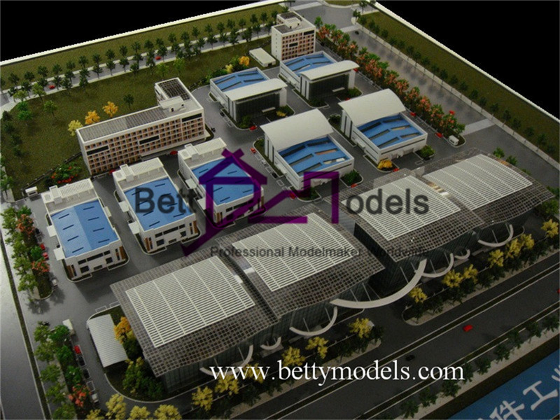 인도 공장 건축 모델