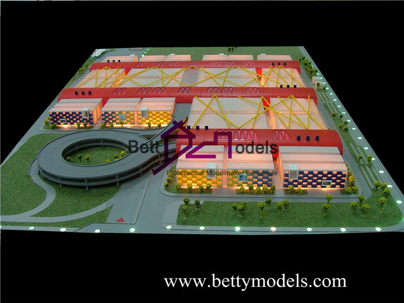 공장 건축 모델